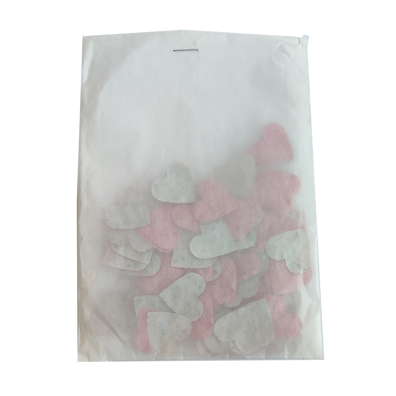 Confetti van zaadpapier - Hartjes Roze